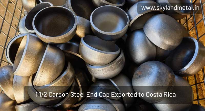  1 1/2 Carbon Steel End Cap Exported to Costa Rica